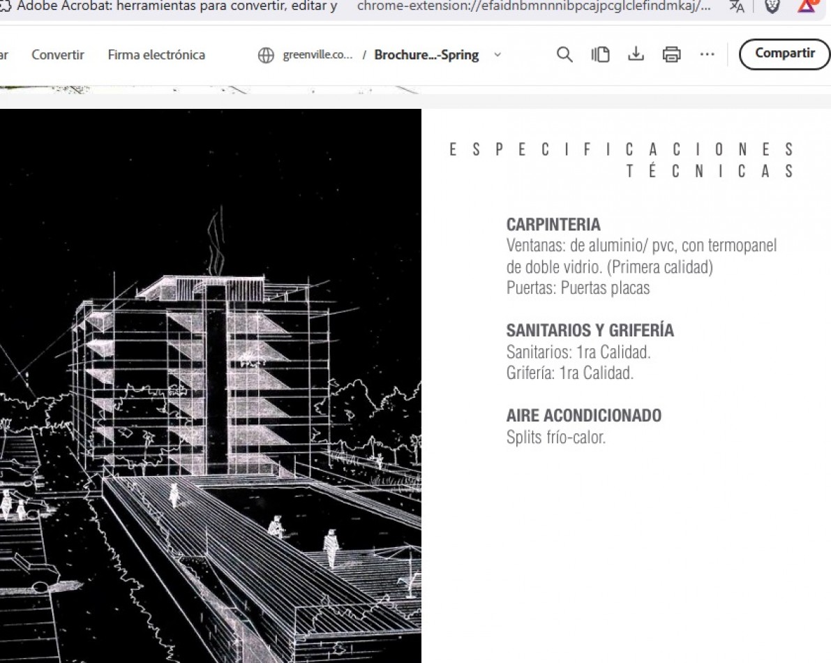Departamento en construccion Torre 2 - Spring - Greenville